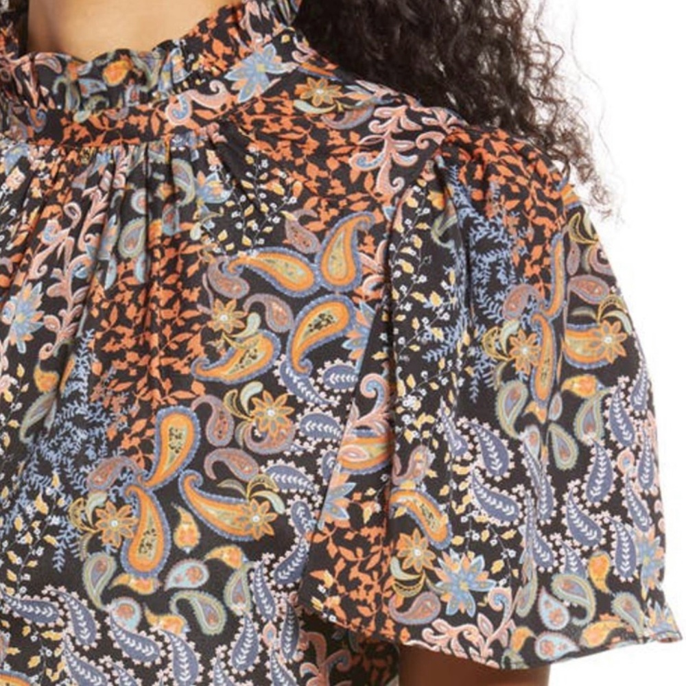 Julia Jordan Print Flutter Sleeve Midi Dress - image 4